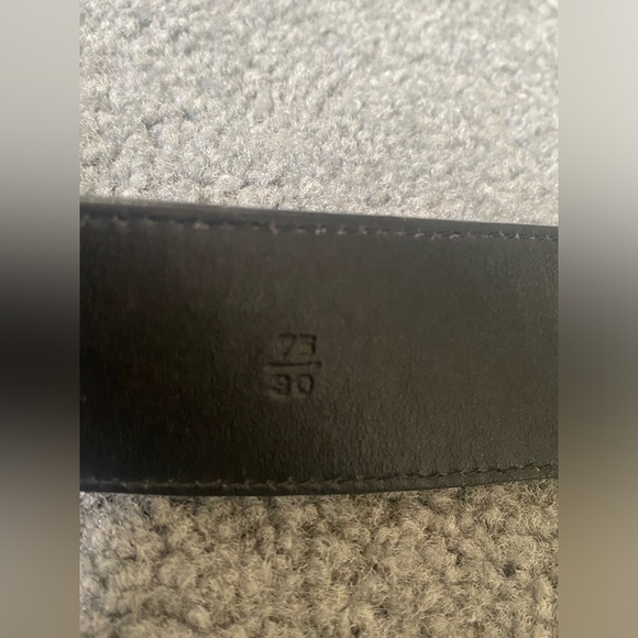 Prada Geometric Buckle Calfskin Leather Belt - Picture 3 of 7